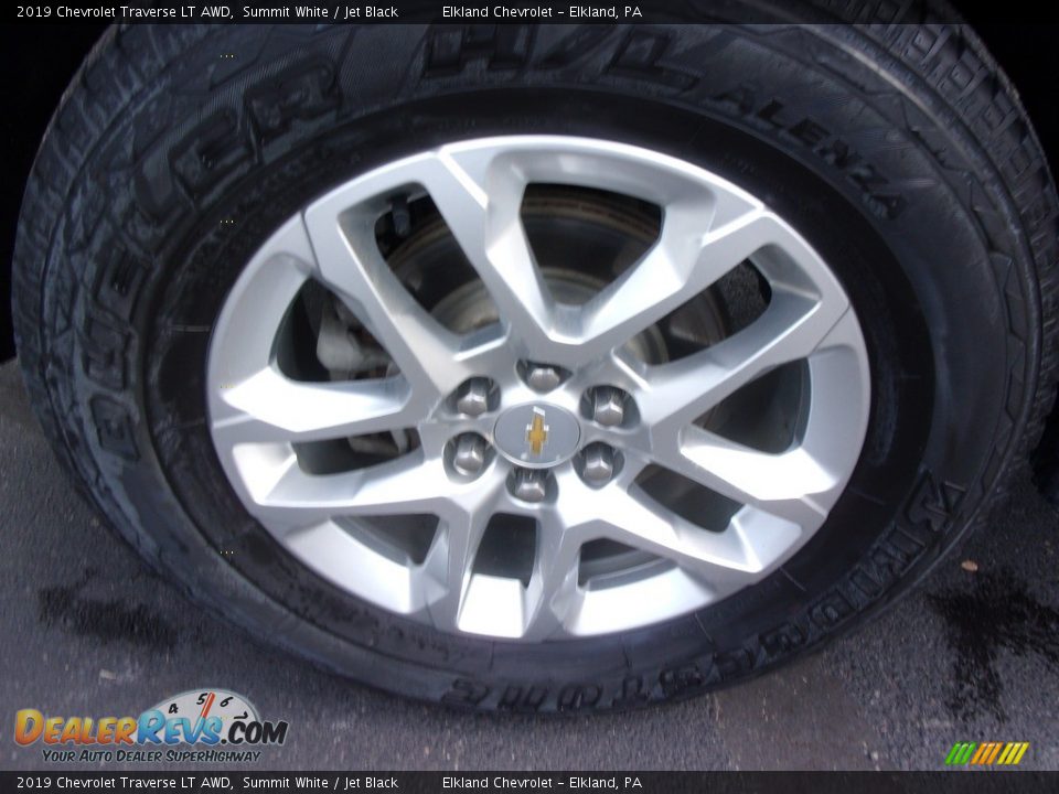 2019 Chevrolet Traverse LT AWD Summit White / Jet Black Photo #16