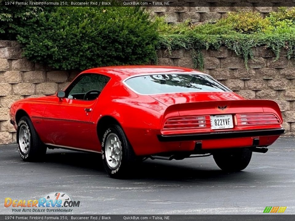 1974 Pontiac Firebird Formula 350 Buccaneer Red / Black Photo #14