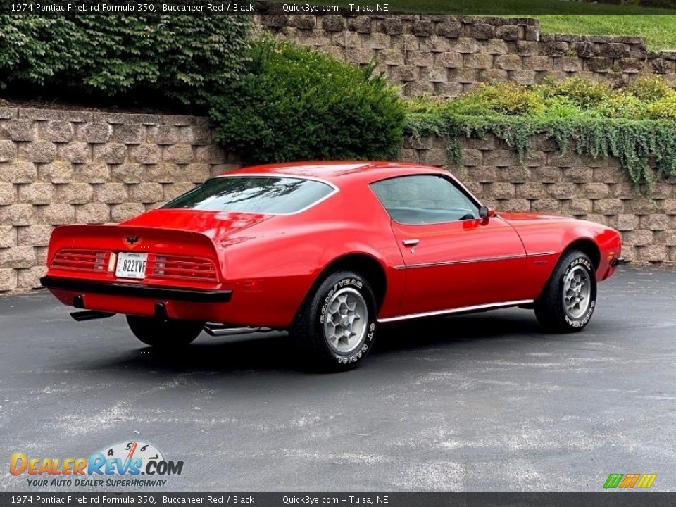 1974 Pontiac Firebird Formula 350 Buccaneer Red / Black Photo #15