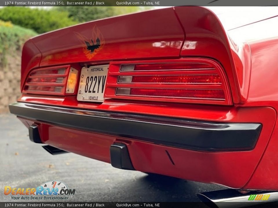 1974 Pontiac Firebird Formula 350 Buccaneer Red / Black Photo #22