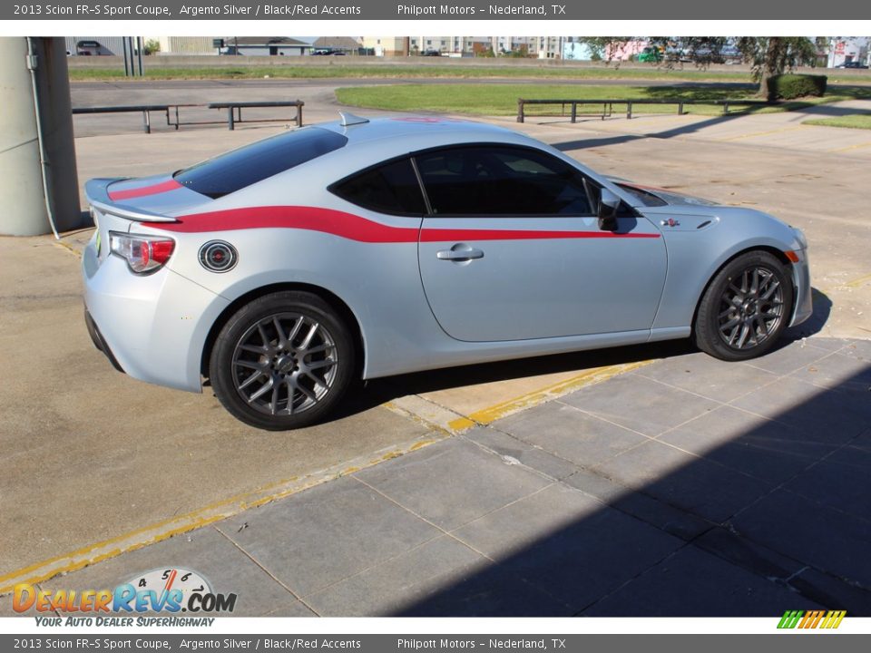 2013 Scion FR-S Sport Coupe Argento Silver / Black/Red Accents Photo #11
