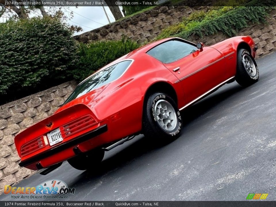 1974 Pontiac Firebird Formula 350 Buccaneer Red / Black Photo #24