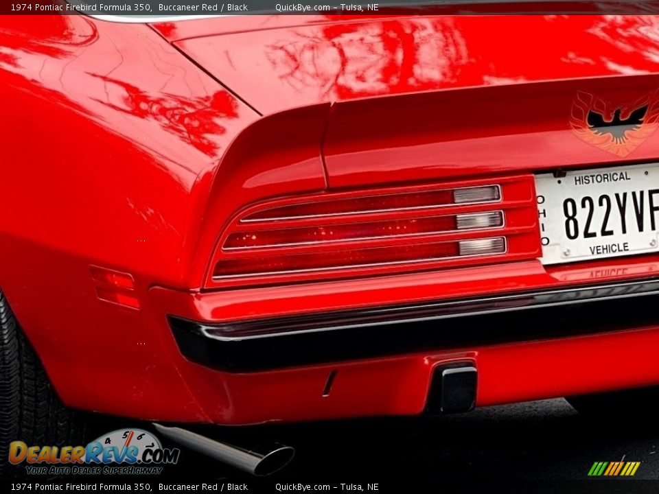 1974 Pontiac Firebird Formula 350 Buccaneer Red / Black Photo #25