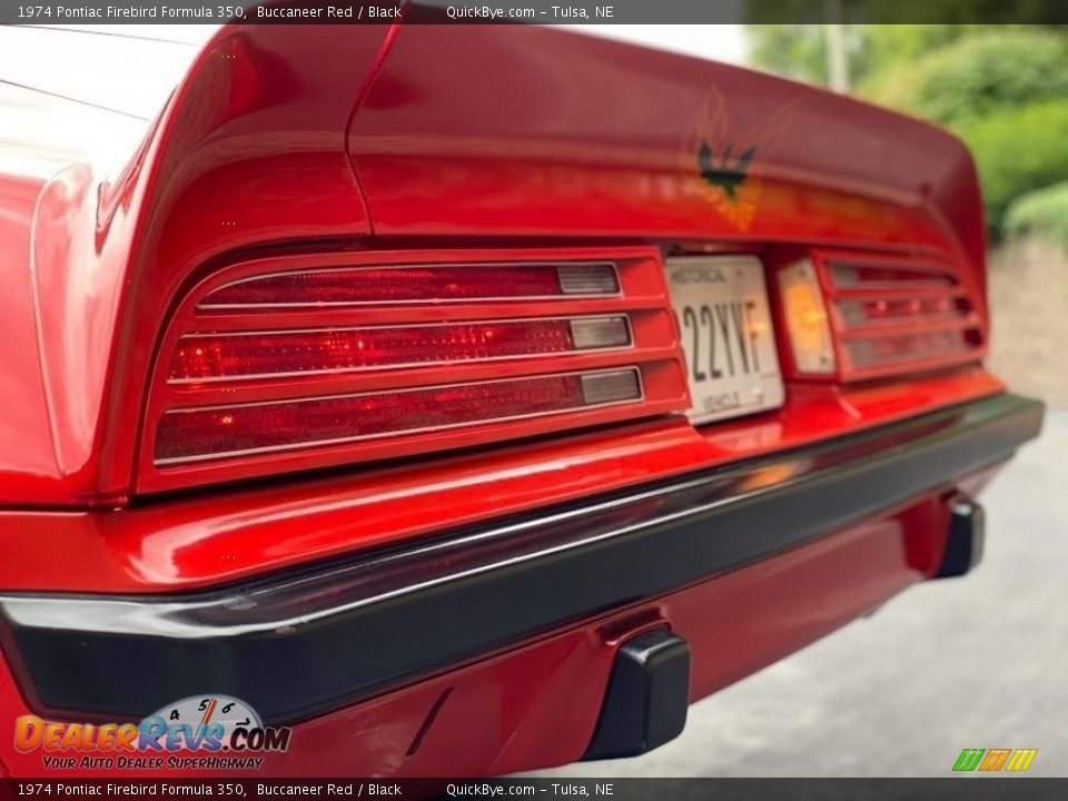 1974 Pontiac Firebird Formula 350 Buccaneer Red / Black Photo #26