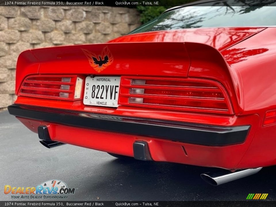1974 Pontiac Firebird Formula 350 Buccaneer Red / Black Photo #27