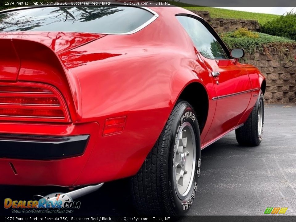 1974 Pontiac Firebird Formula 350 Buccaneer Red / Black Photo #28