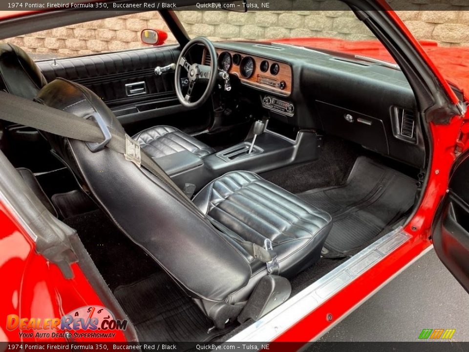 Black Interior - 1974 Pontiac Firebird Formula 350 Photo #31