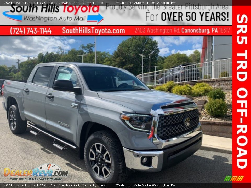 2021 Toyota Tundra TRD Off Road CrewMax 4x4 Cement / Black Photo #1