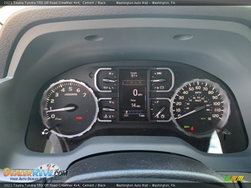 2021 Toyota Tundra TRD Off Road CrewMax 4x4 Cement / Black Photo #8