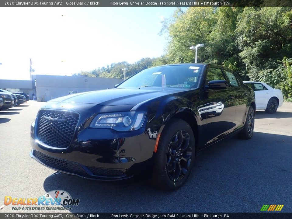 2020 Chrysler 300 Touring AWD Gloss Black / Black Photo #1