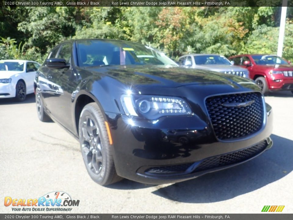 2020 Chrysler 300 Touring AWD Gloss Black / Black Photo #3