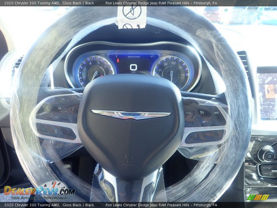 2020 Chrysler 300 Touring AWD Gloss Black / Black Photo #19