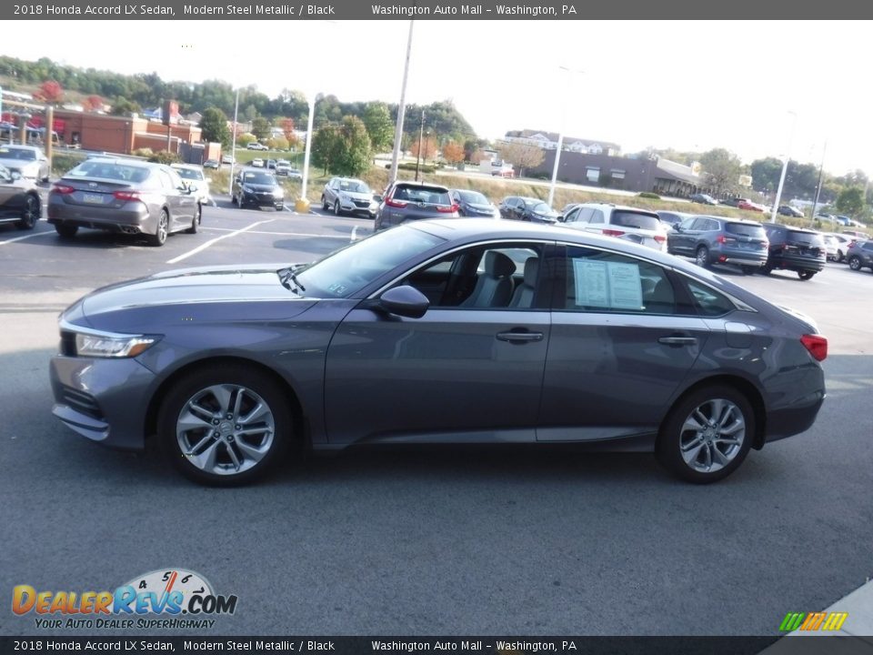 2018 Honda Accord LX Sedan Modern Steel Metallic / Black Photo #6