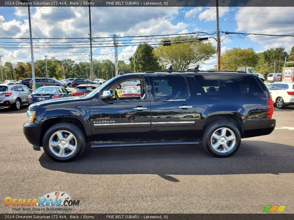 2014 Chevrolet Suburban LTZ 4x4 Black / Ebony Photo #22