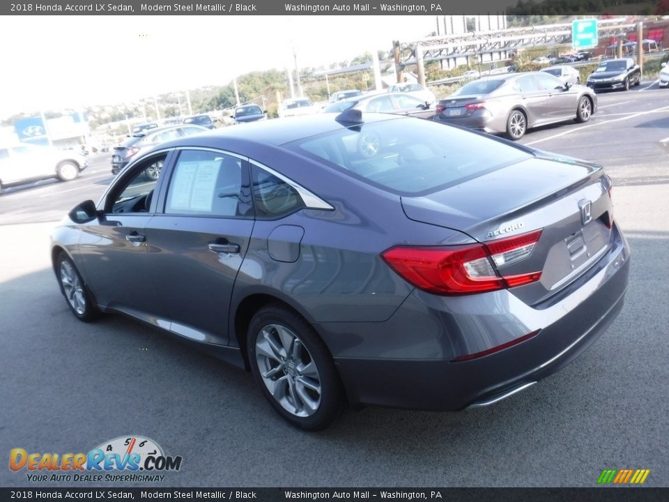 2018 Honda Accord LX Sedan Modern Steel Metallic / Black Photo #7