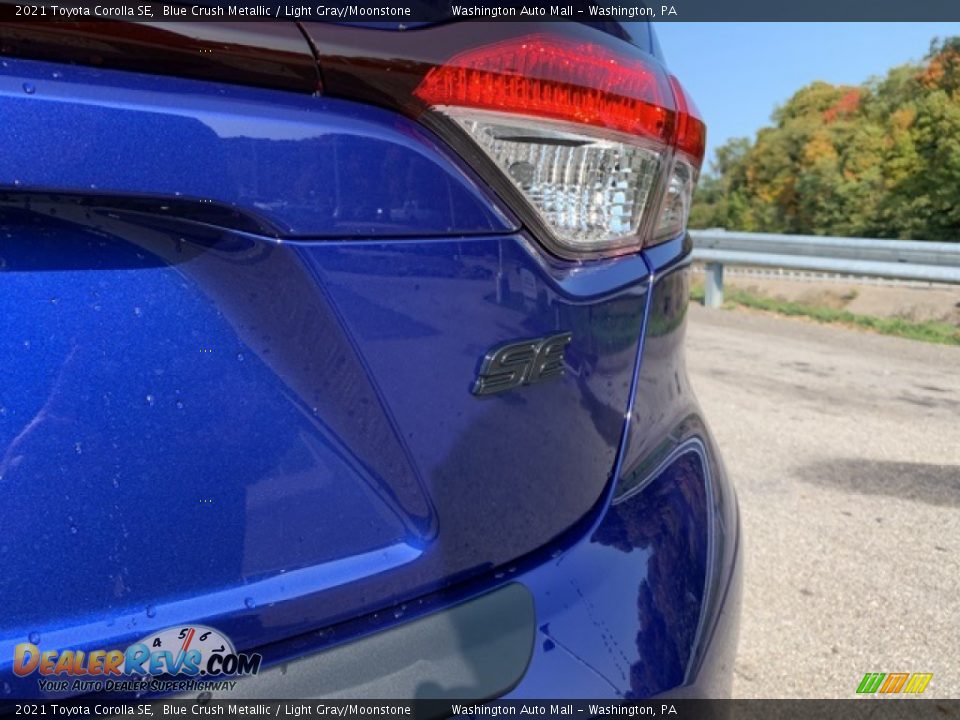 2021 Toyota Corolla SE Blue Crush Metallic / Light Gray/Moonstone Photo #29