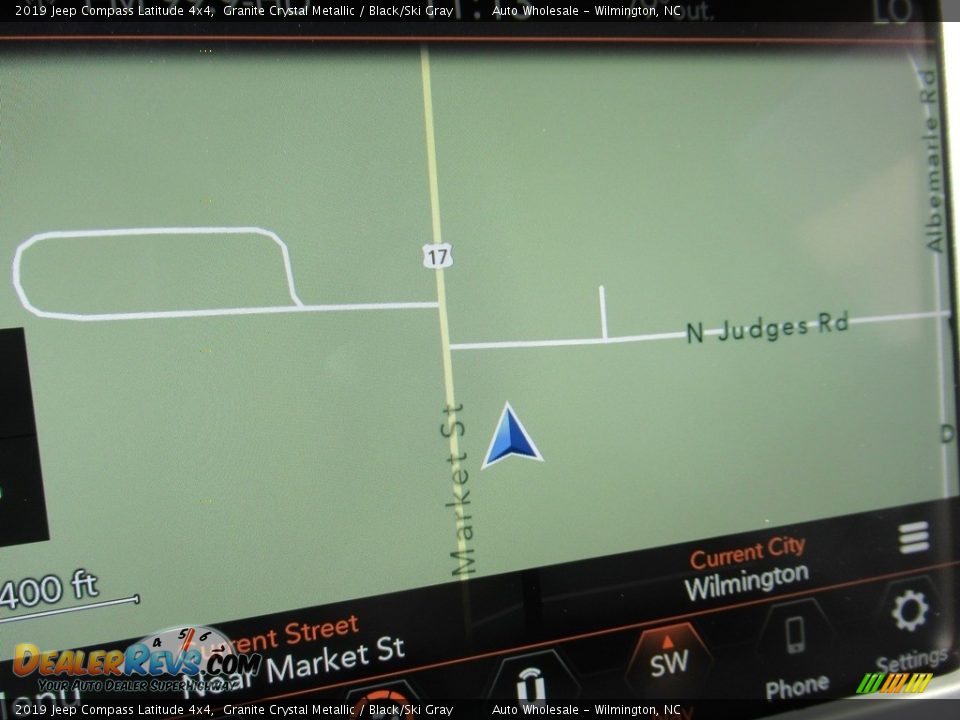 2019 Jeep Compass Latitude 4x4 Granite Crystal Metallic / Black/Ski Gray Photo #16