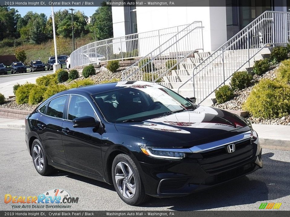 2019 Honda Insight EX Crystal Black Pearl / Black Photo #1