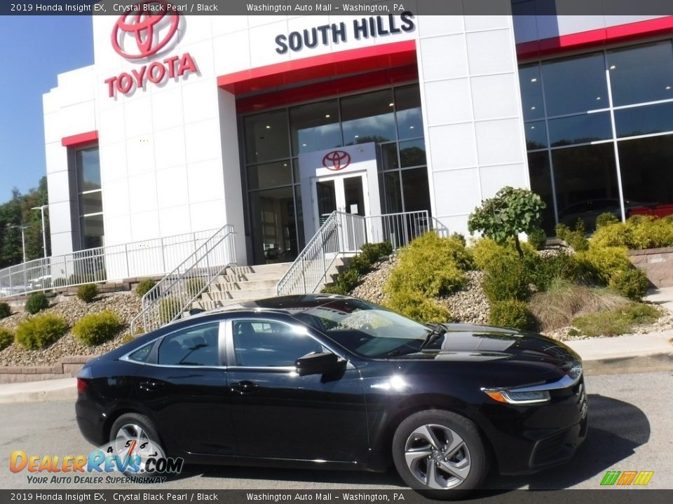 2019 Honda Insight EX Crystal Black Pearl / Black Photo #2