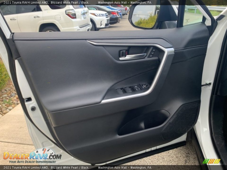 2021 Toyota RAV4 Limited AWD Blizzard White Pearl / Black Photo #3