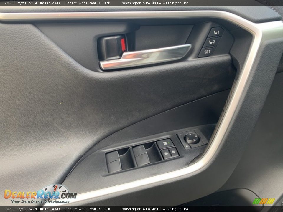 2021 Toyota RAV4 Limited AWD Blizzard White Pearl / Black Photo #4