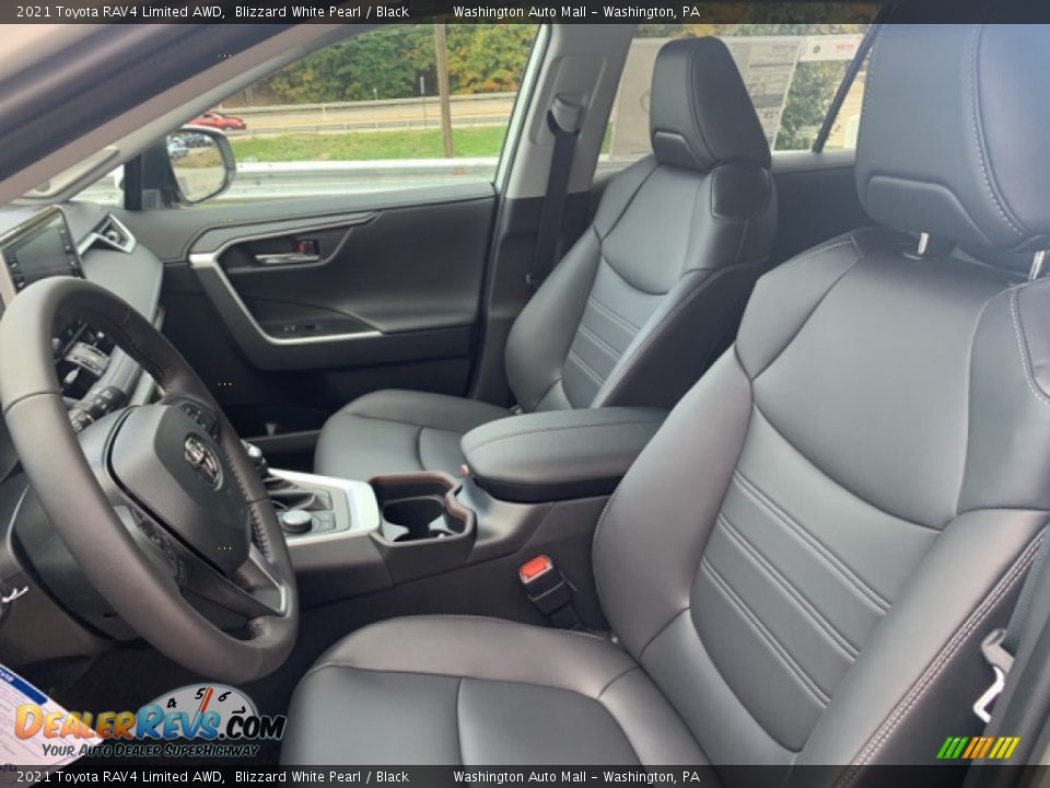 2021 Toyota RAV4 Limited AWD Blizzard White Pearl / Black Photo #5