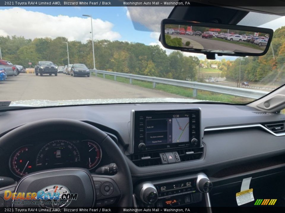 2021 Toyota RAV4 Limited AWD Blizzard White Pearl / Black Photo #6