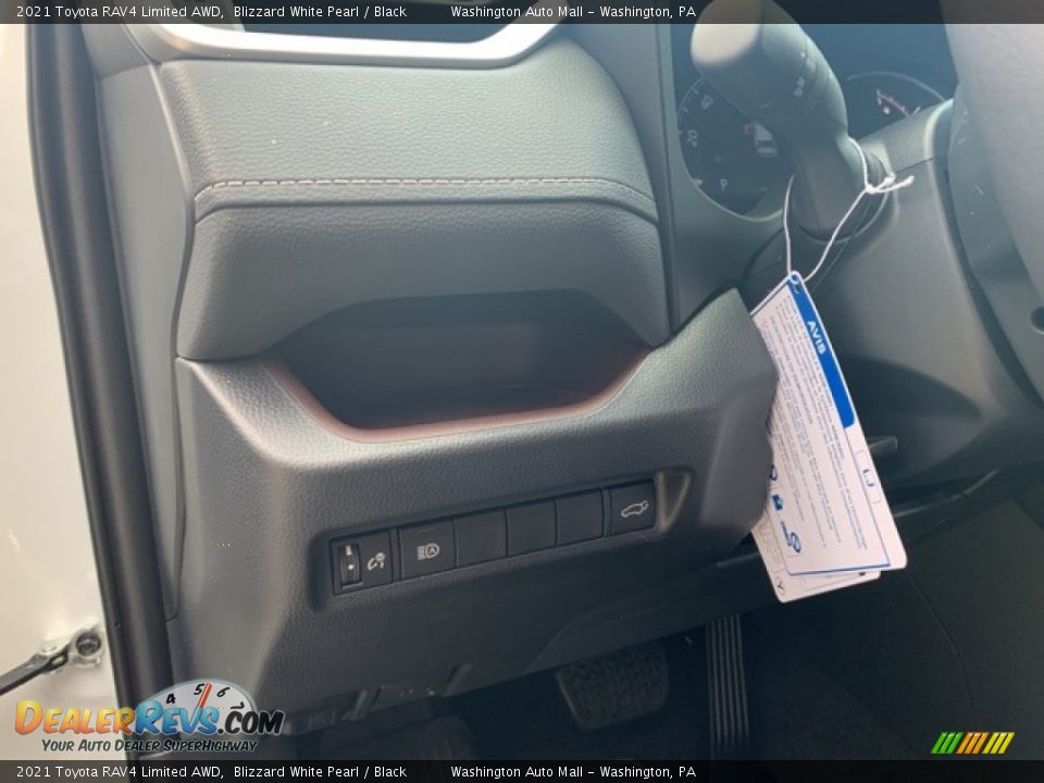 2021 Toyota RAV4 Limited AWD Blizzard White Pearl / Black Photo #7