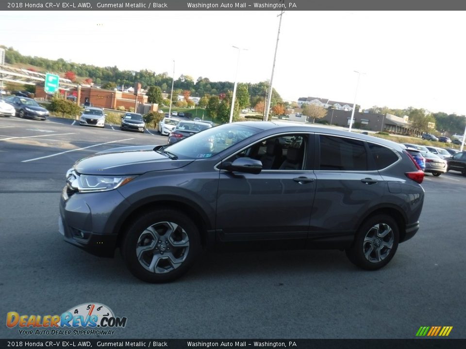 2018 Honda CR-V EX-L AWD Gunmetal Metallic / Black Photo #7