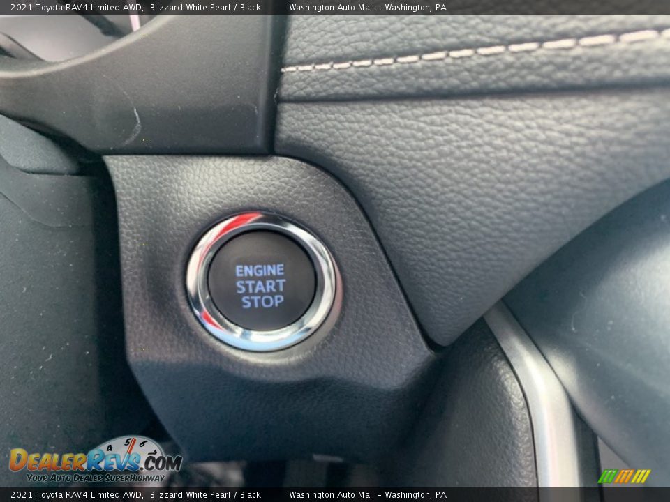 2021 Toyota RAV4 Limited AWD Blizzard White Pearl / Black Photo #11
