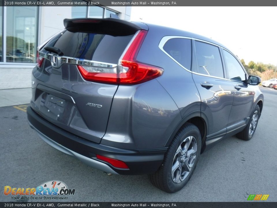 2018 Honda CR-V EX-L AWD Gunmetal Metallic / Black Photo #9