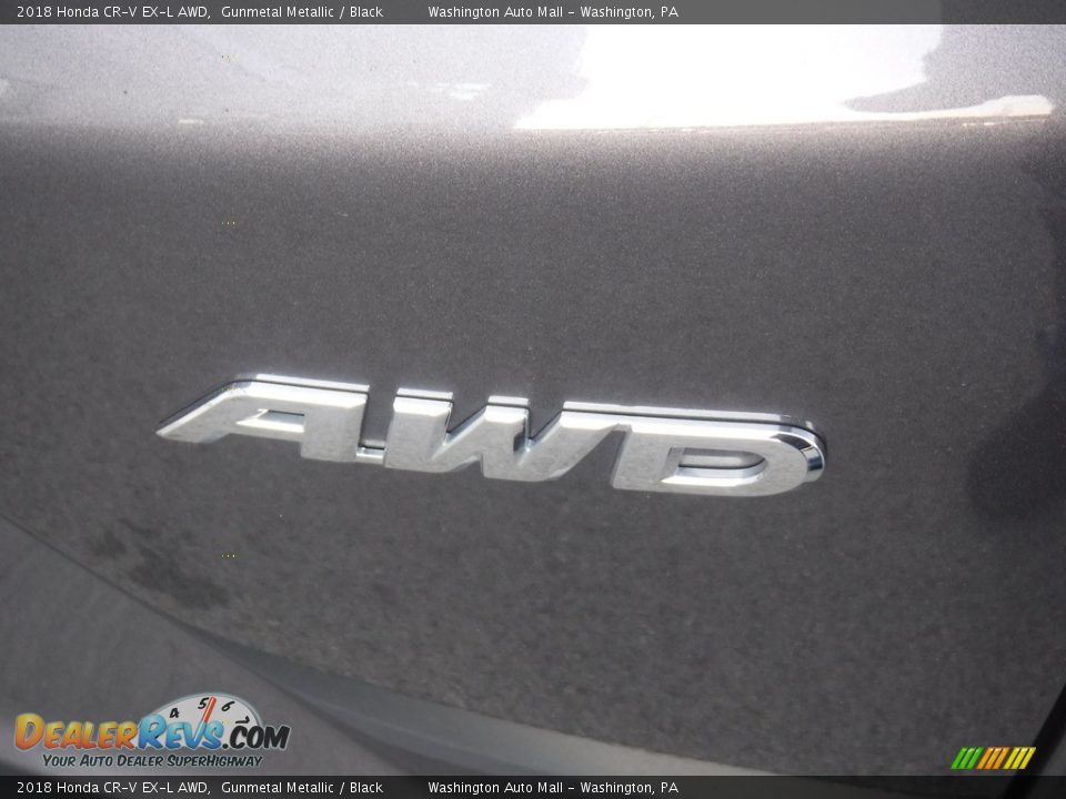 2018 Honda CR-V EX-L AWD Gunmetal Metallic / Black Photo #10
