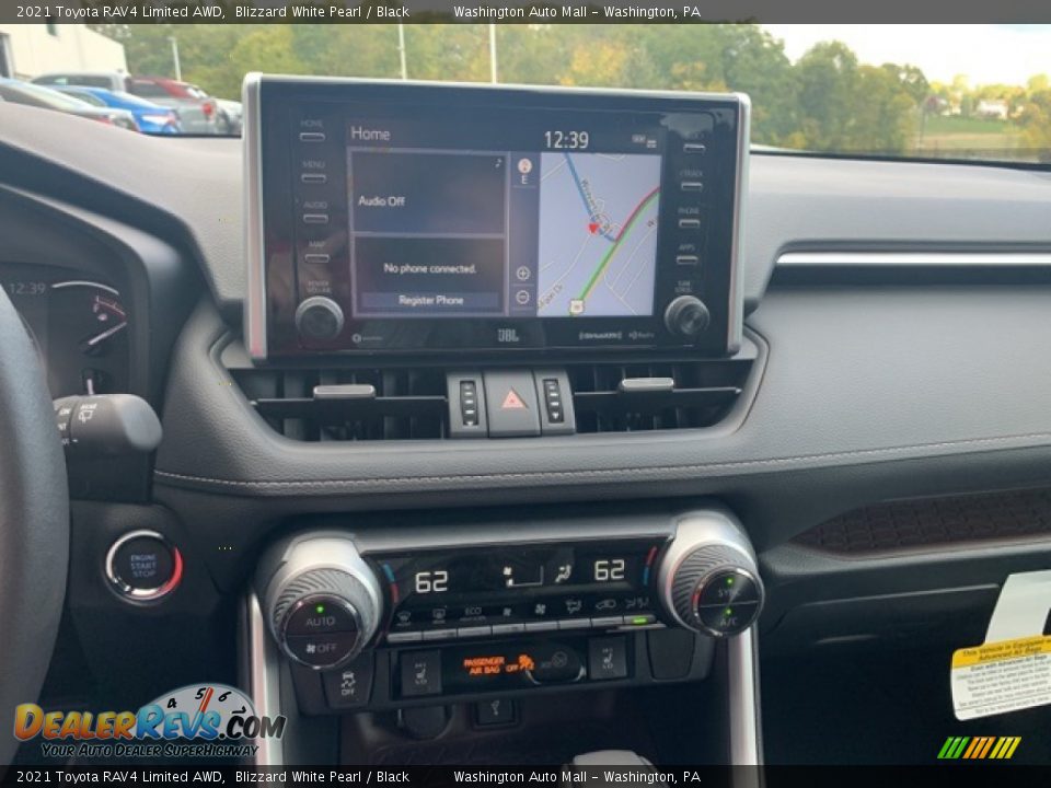 2021 Toyota RAV4 Limited AWD Blizzard White Pearl / Black Photo #12