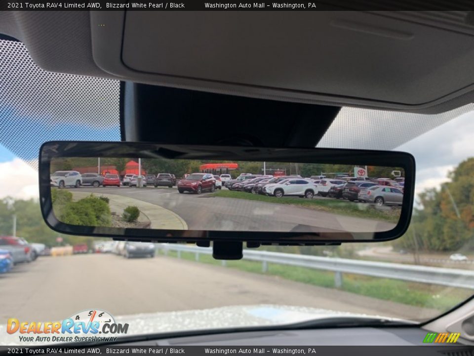 2021 Toyota RAV4 Limited AWD Blizzard White Pearl / Black Photo #18