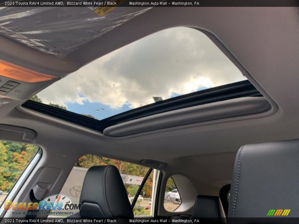 2021 Toyota RAV4 Limited AWD Blizzard White Pearl / Black Photo #19