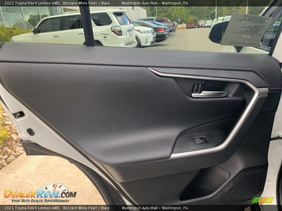 2021 Toyota RAV4 Limited AWD Blizzard White Pearl / Black Photo #21