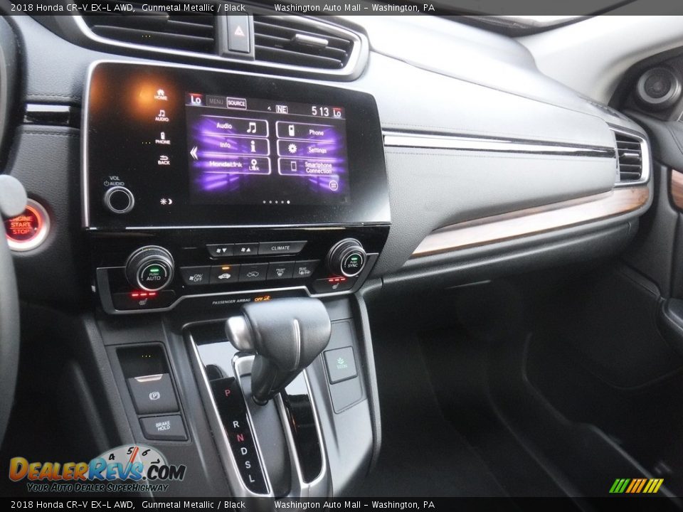 2018 Honda CR-V EX-L AWD Gunmetal Metallic / Black Photo #18