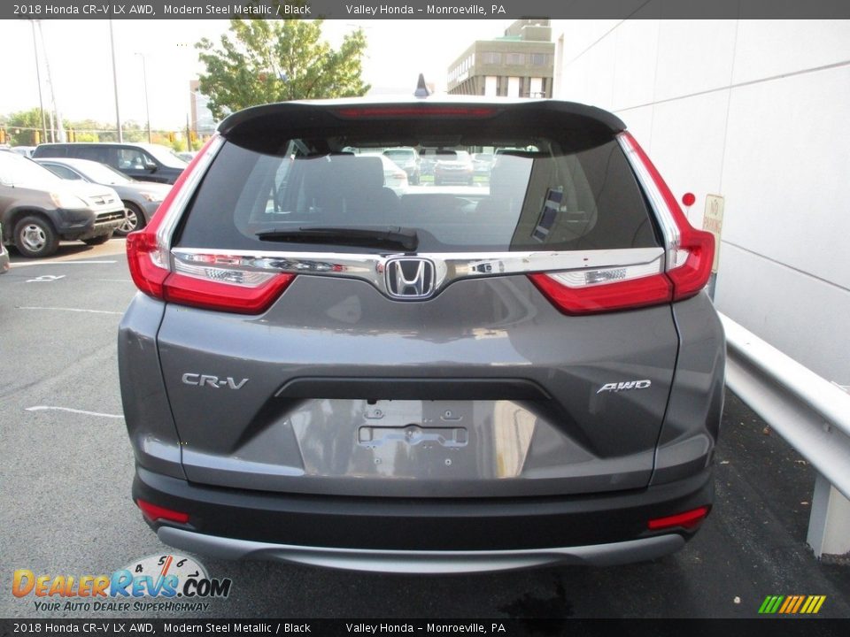 2018 Honda CR-V LX AWD Modern Steel Metallic / Black Photo #4