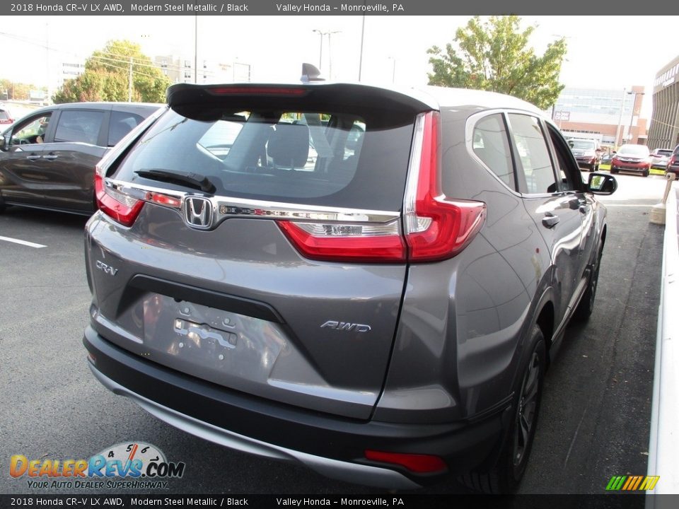 2018 Honda CR-V LX AWD Modern Steel Metallic / Black Photo #5