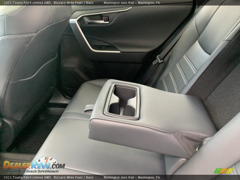 2021 Toyota RAV4 Limited AWD Blizzard White Pearl / Black Photo #24