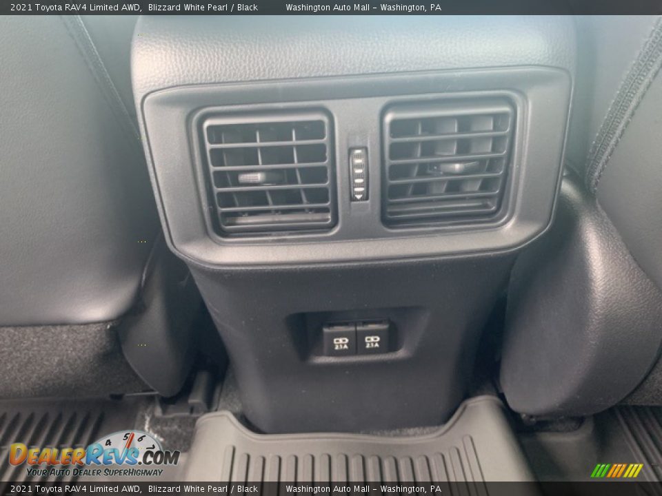 2021 Toyota RAV4 Limited AWD Blizzard White Pearl / Black Photo #25