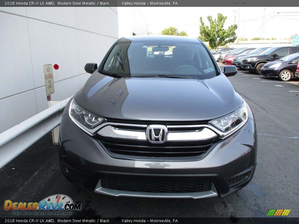 2018 Honda CR-V LX AWD Modern Steel Metallic / Black Photo #8