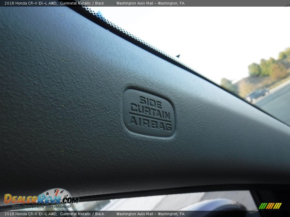 2018 Honda CR-V EX-L AWD Gunmetal Metallic / Black Photo #24