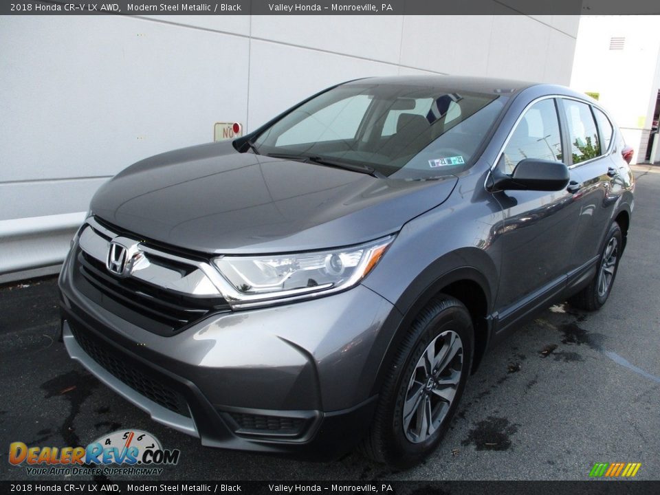 2018 Honda CR-V LX AWD Modern Steel Metallic / Black Photo #9