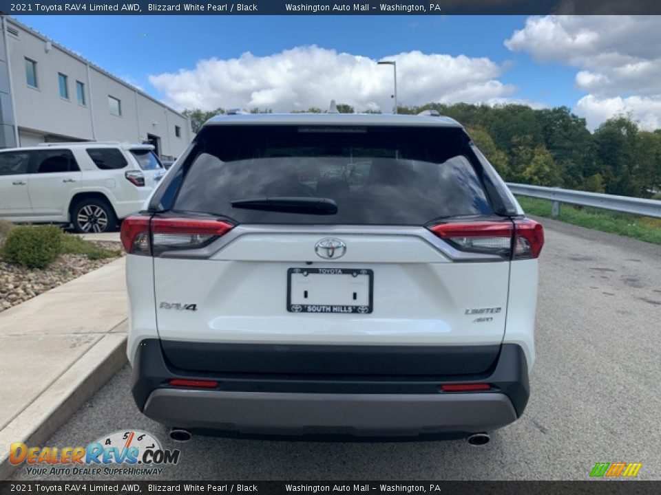 2021 Toyota RAV4 Limited AWD Blizzard White Pearl / Black Photo #33