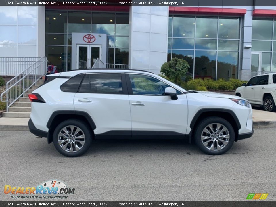 Blizzard White Pearl 2021 Toyota RAV4 Limited AWD Photo #34