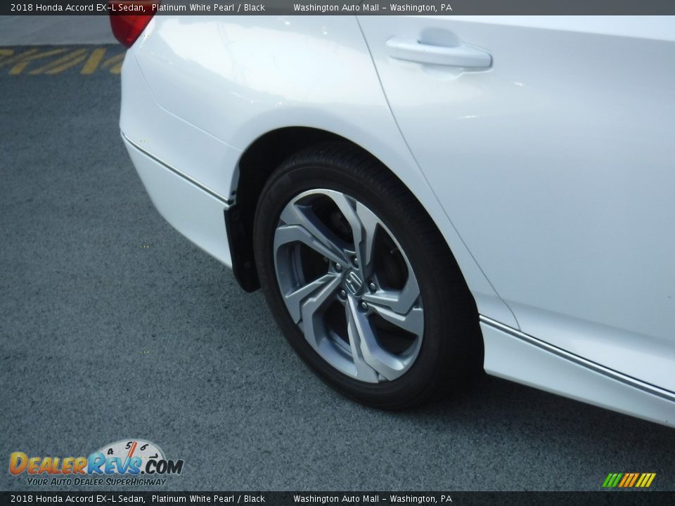 2018 Honda Accord EX-L Sedan Platinum White Pearl / Black Photo #3