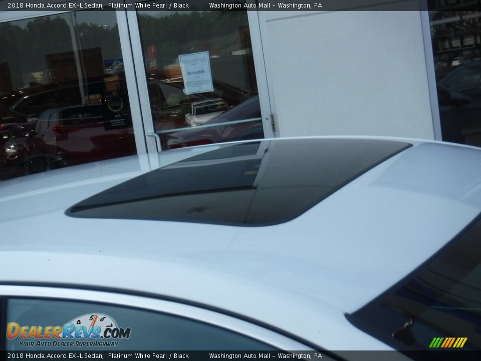 2018 Honda Accord EX-L Sedan Platinum White Pearl / Black Photo #4