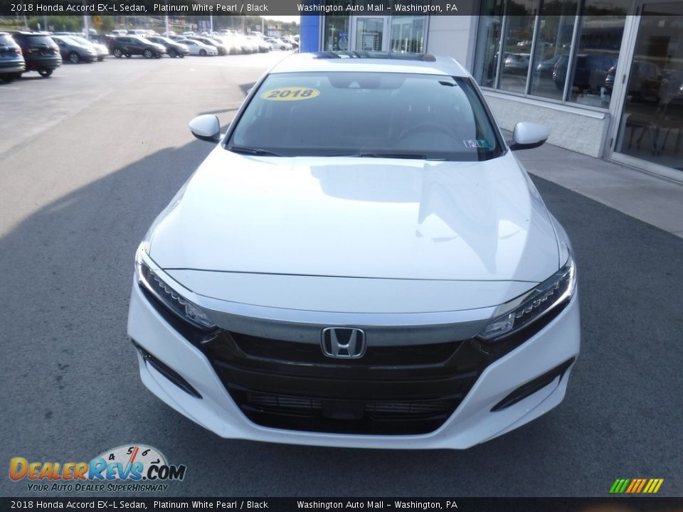 2018 Honda Accord EX-L Sedan Platinum White Pearl / Black Photo #5