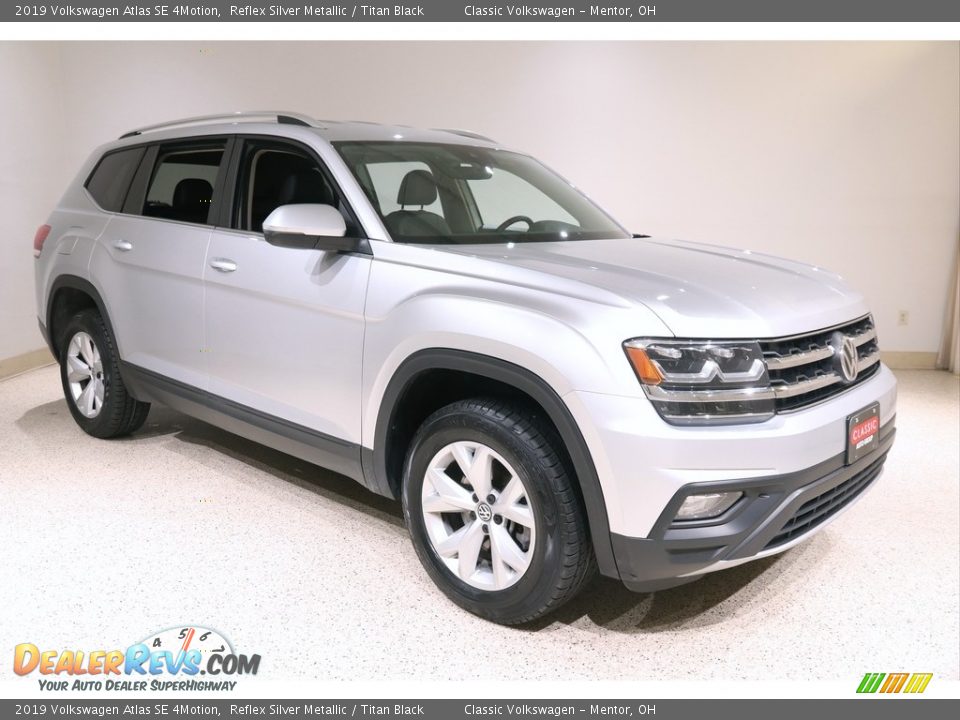 2019 Volkswagen Atlas SE 4Motion Reflex Silver Metallic / Titan Black Photo #1